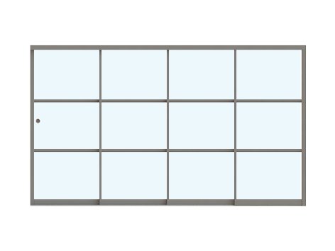 Steellook ściana zamknięta