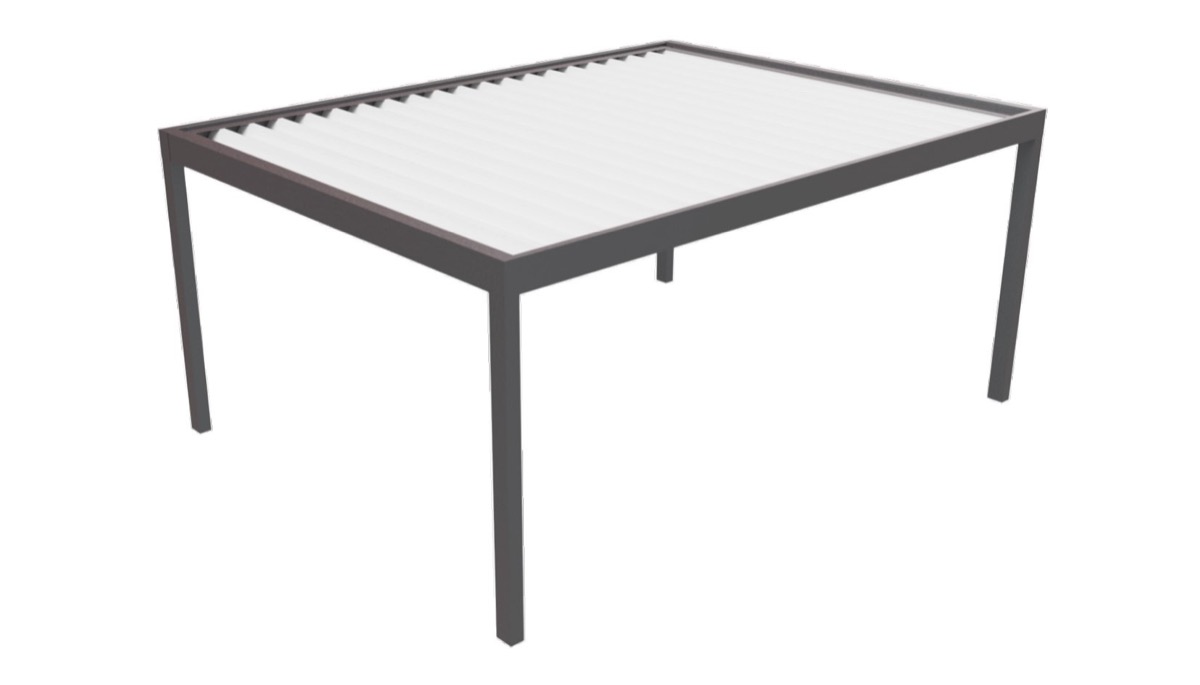 Carport — detal słupka