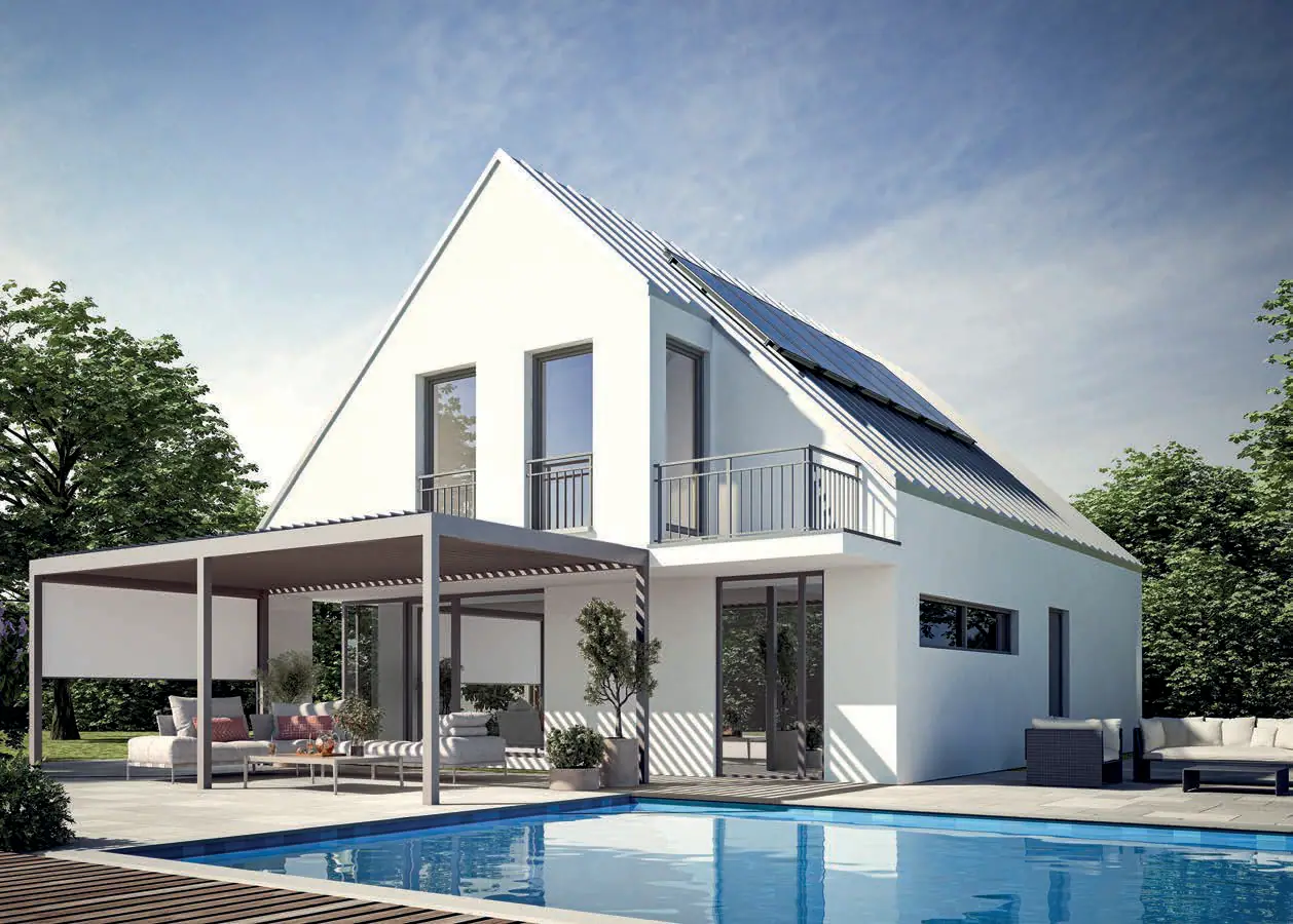 Pergola: pergola z obrotowymi lamelami